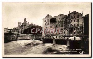 Postcard View Of Old Meaux Mouins with L & # 39Hotel Town