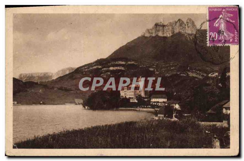 Postcard Old Annecy Le Chateau de Duingt