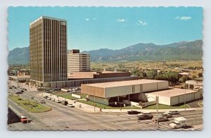 Penrose Public Library Holly Sugar Bldg Colorado Springs CO Chrome Postcard E16