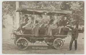 TORONTO CANADA 1907 ANTIQUE SIGHTSEEING BUS Postcard 