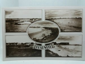 Beadnell Northumberland New Vintage Multiview Real Photo Postcard