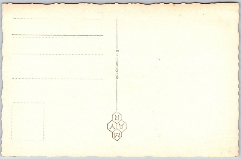 Lugano Padiglione Della Musica Switzerland RPPC Real Photo Postcard