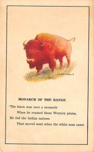 Monarch of the Range Lonewolf Buffalo 1960 