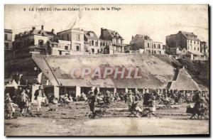 Old Postcard Le Portel A Corner Of The Beach