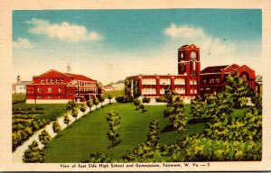 West Virginia View Of East Side High School and Gymnasium 1946 Dexter Press