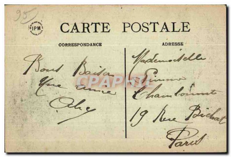 Old Postcard Enghien Les Bains Lake North