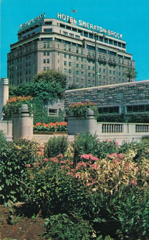 Canada Sheraton Brock Hotel Niagara Falls Ontario Vintage Postcard 07.74