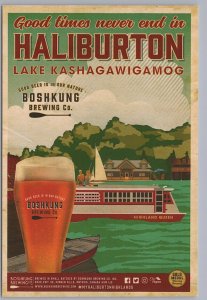 Highland Queen, Lake Kashagawigamog, Haliburton ON, Boshkung Brewing Co Postcard