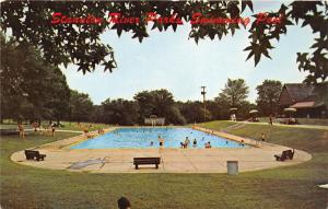 Scottsburg Virginia~Staunton River State Park Swimming Pool~Lots of People~1966