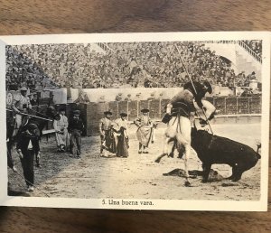 Vintage Picture Postcard Booklet; Bull Fighting, Corrida De Touros SPAIN MADRID