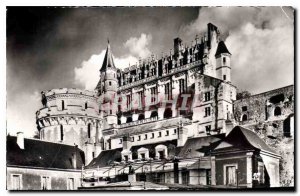 Postcard Old Amboise Chateau and the Minimes Tower
