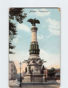 Postcard Siegesdenkmal, Altona, Germany