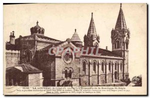 Old Postcard Louvesc Ardeche The Set of the Basilica of St. Regis