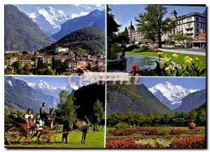 Modern Postcard Interlaken