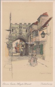 Wiltshire Postcard - Salisbury, Close Gate, High Street  SW18300