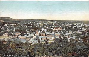 Fitchburg Massachusetts~Bird's Eye View from Rollstone Hill~c1905 Postcard