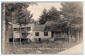 c1920's Ferguson House Mirror Lake New Hampshire NH RPPC Photo Postcard 