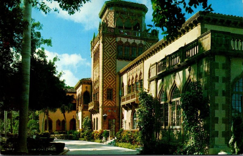 Florida Sarasota Ringling Residence View From Northeast Of Main Facade