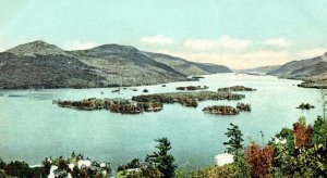 C. 1900-07 Lake George Narrows From Shelving Rock New York Vintage Postcard P218