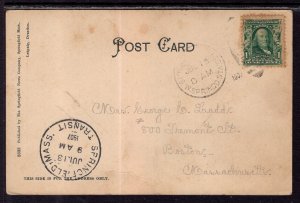 Town Hall and Common,West Springfield,MA BIN