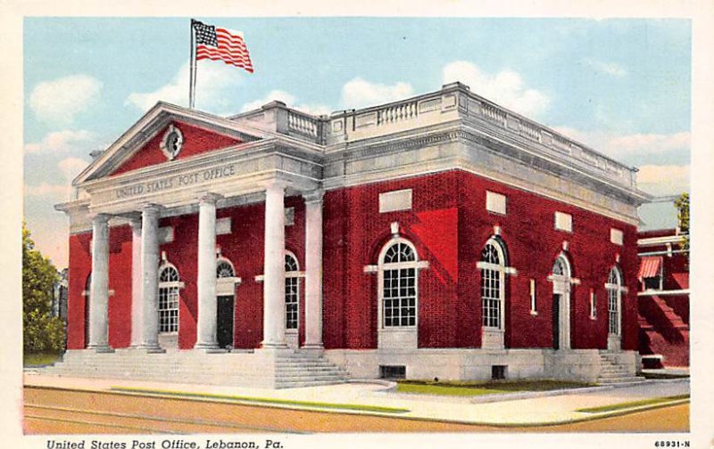 United States Post Office  Lebanon, Pennsylvania PA
