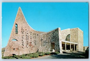 1974 State College Pennsylvania Postcard Grace Lutheran Church State University