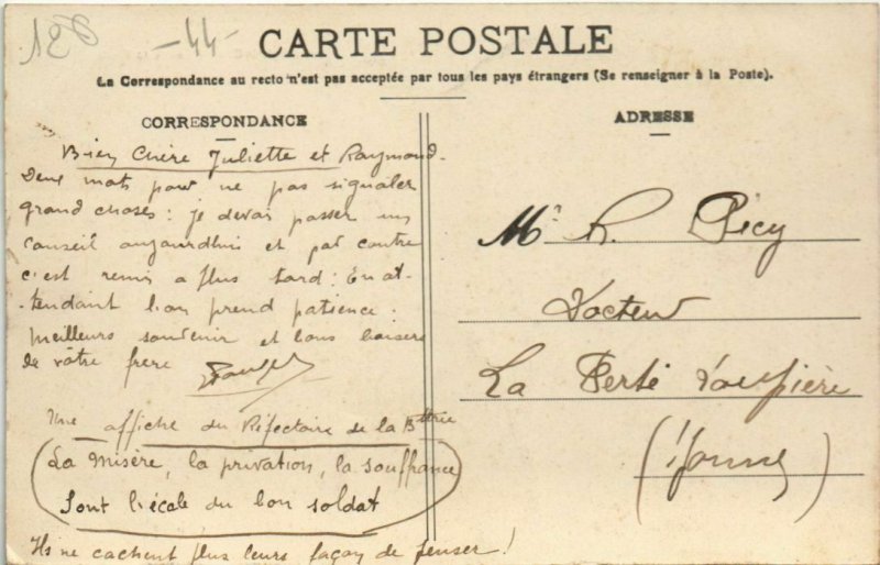 CPA SÉVERAC Rue de la Gare (809697)