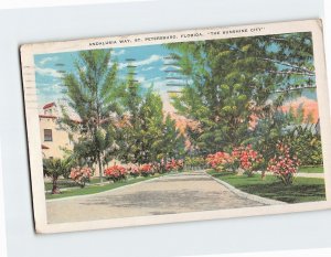 Postcard Andalusia Way The Sunshine City St. Petersburg Florida USA