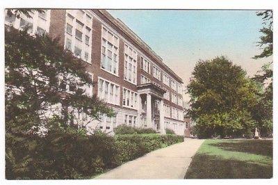 St Norbert College West De Pere Wisconsin handcolored postcard