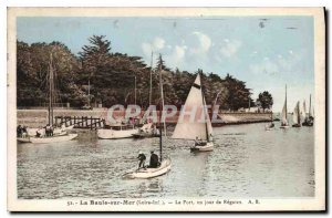 Old Postcard La Baule Loire Inf Sea Port a Joir of Regattas