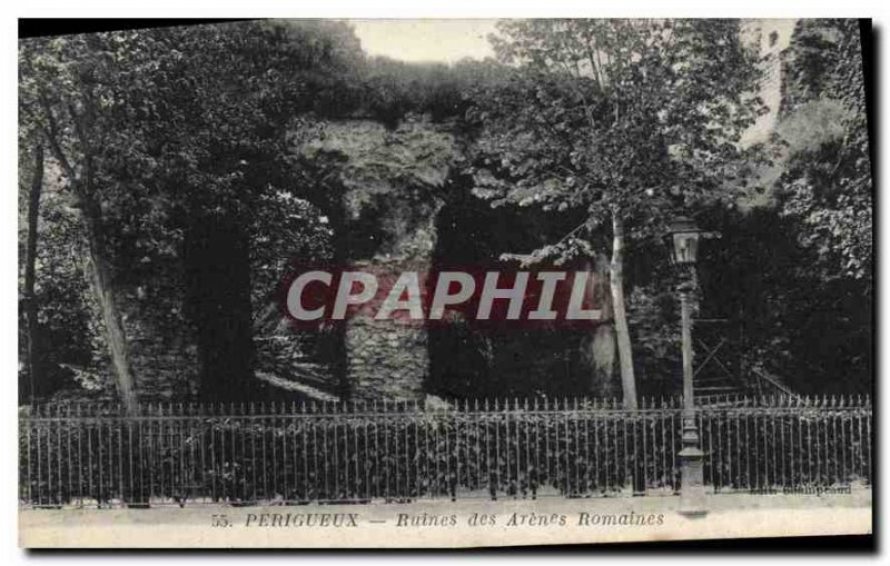 Old Postcard Perigueux Ruins of Roman Arenes