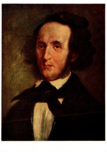 Painting Musical Portrait F Mendelssohn-Bartholdy