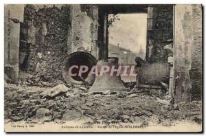 Old Postcard Bell Surroundings of Luneville Ruins of & # 39eglise of Blemerey