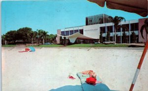 1950s Beach View Broadwater Beach Hotel Biloxi MS Postcard