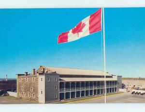 Unused Pre-1980 BIG CANADIAN FLAG AT THE CITADEL Halifax Nova Scotia NS F9971