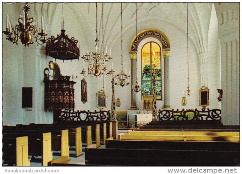 Sweden Kalix Interior Nederkalix Church