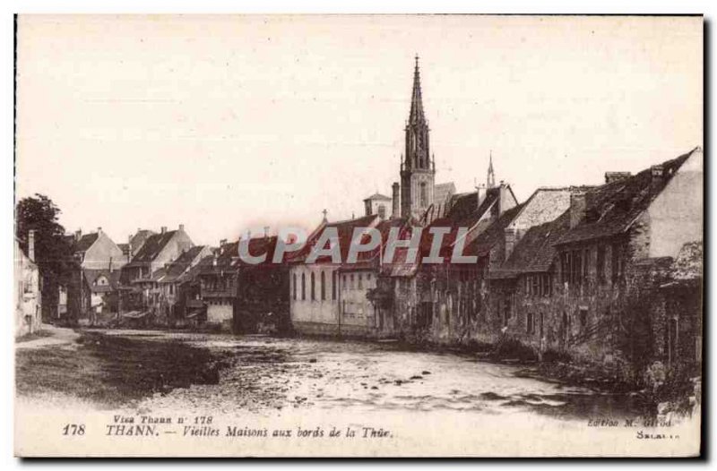 Thann - Old Houses - Old Postcard