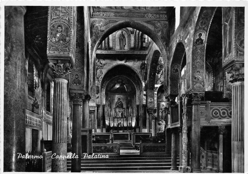 B37251 Palermo Cappella Palatina  italy