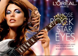Advertising L'Oreal Paris Those Rock Star Eyes