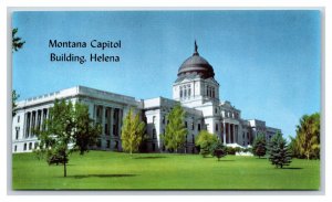 State Capitol Building Helena Montana MT UNP Travel Bureau Chrome Postcard S8