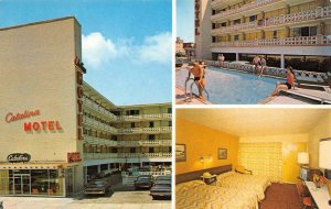 CATALINA BARBIZON MOTEL Atlantic City, NJ Room Interior 1980 Vintage Postcard