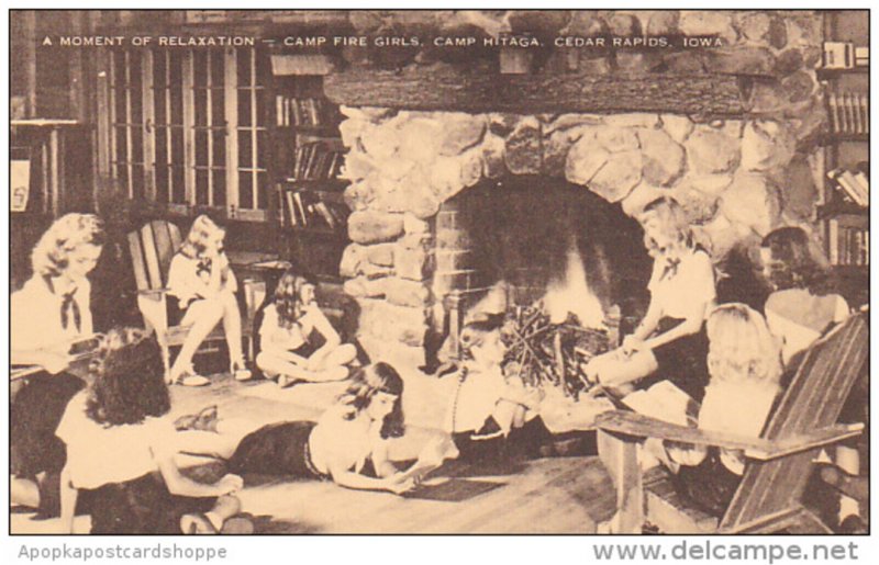 Moment Of Relaxation Camp Fire Girls Camp Hitaga Cedar Rapids Iowa Artvue