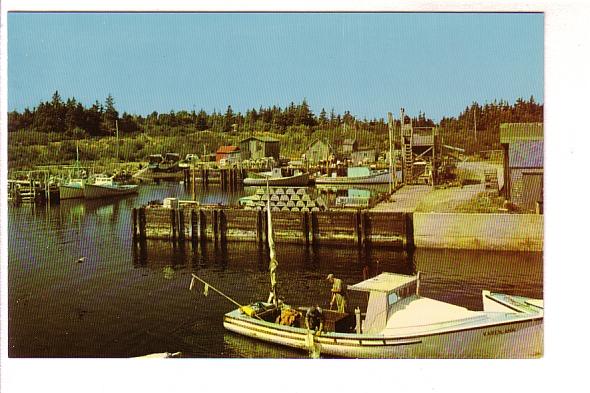 Fishing, Cape Island Boats, Lobster Traps, Moose Harbour, Liverpool, Nova Sco...