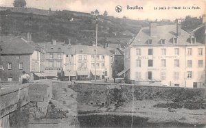 La Place et l'Hotel de la Poste Bouillon Belgium 1913 