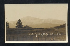 RPPC WHITE MOUNTAIN NEW MEXICO NM VINTAGE REAL PHOTO POSTCARD