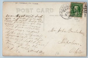 1910 Church Exterior View Cameron Missouri MO RPPC Photo Antique Postcard