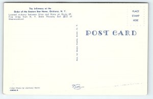 1950s ORISKANY NEW YORK INFIRMARY EASTERN STAR HOME ROUTE 69 POSTCARD P92