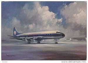 KLM Lockheed Prop-Jet Electra airplane , 1950-60s