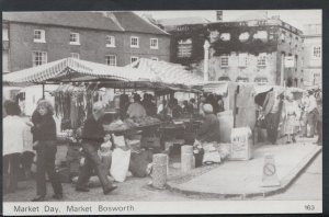 Leicestershire Postcard - Market Day, Market Bosworth    RS7386