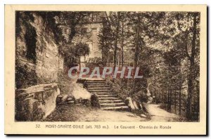 Old Postcard Mont Sainte Odile Convent The Way Round
